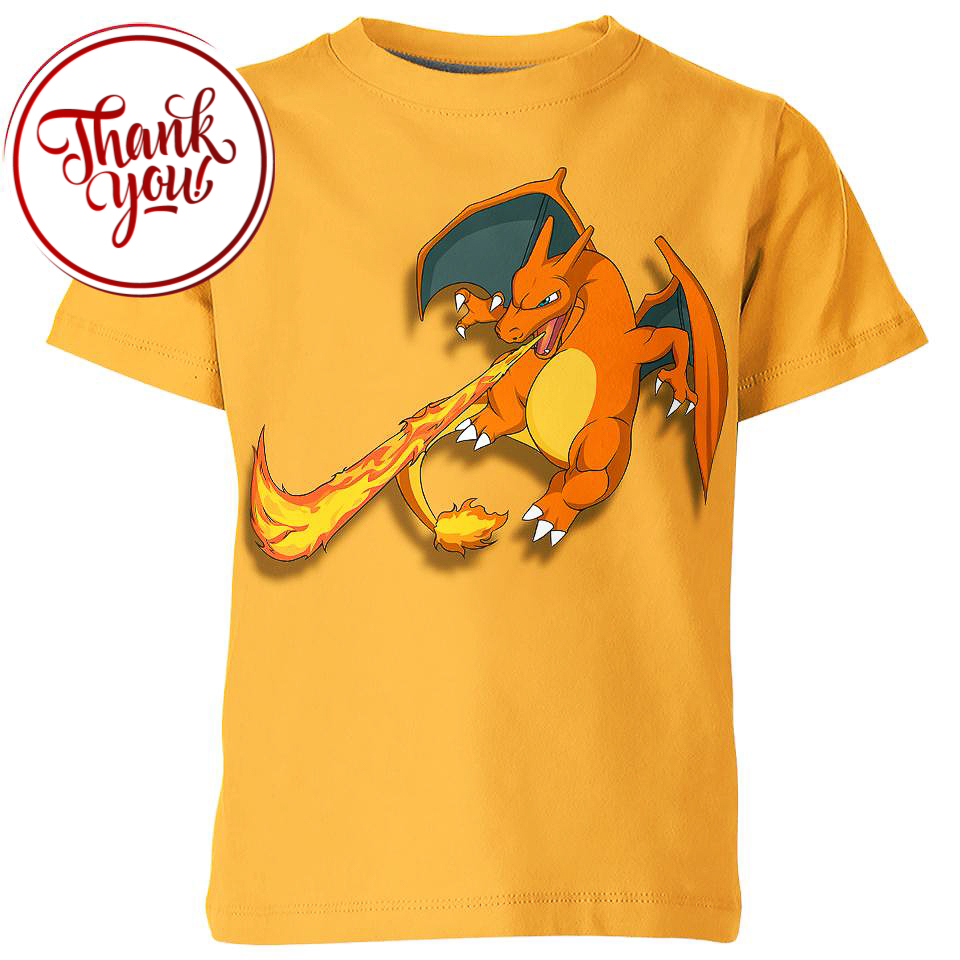 Charizard Pokemon 3D Print Unisex T-Shirt