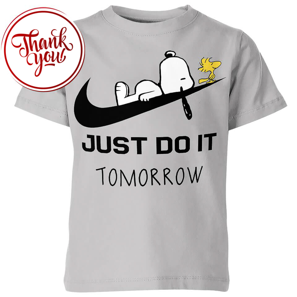 Just Do It Snoopy 3D Print Unisex T-Shirt