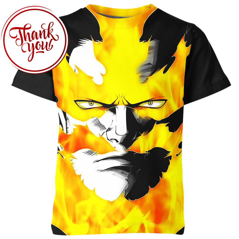 Endeavor in My Hero Academia 3D Print Unisex T-Shirt