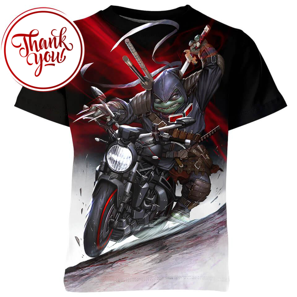 Monster Driver - Ninja Turtles 3D Print Unisex T-Shirt