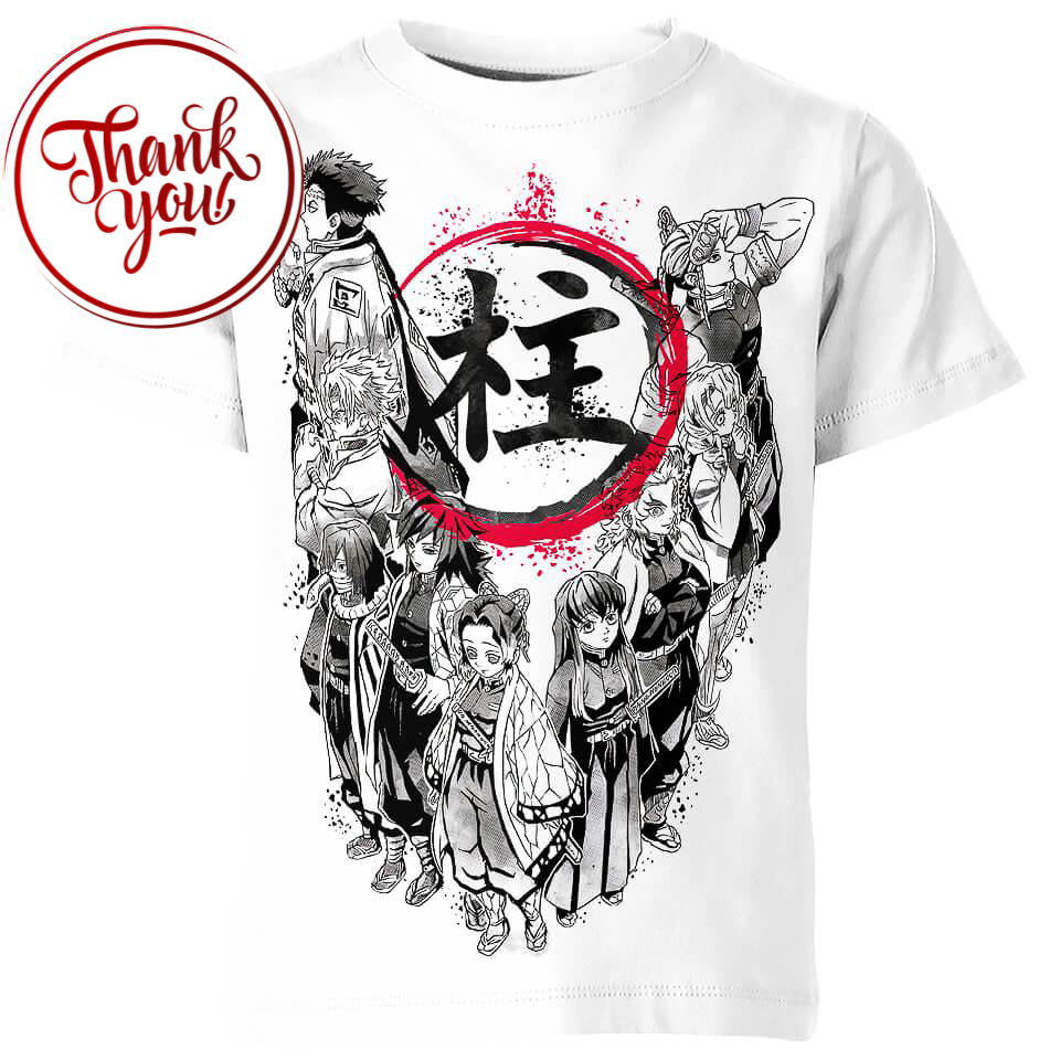 Pillars Demon Slayer 3D Print Unisex T-Shirt
