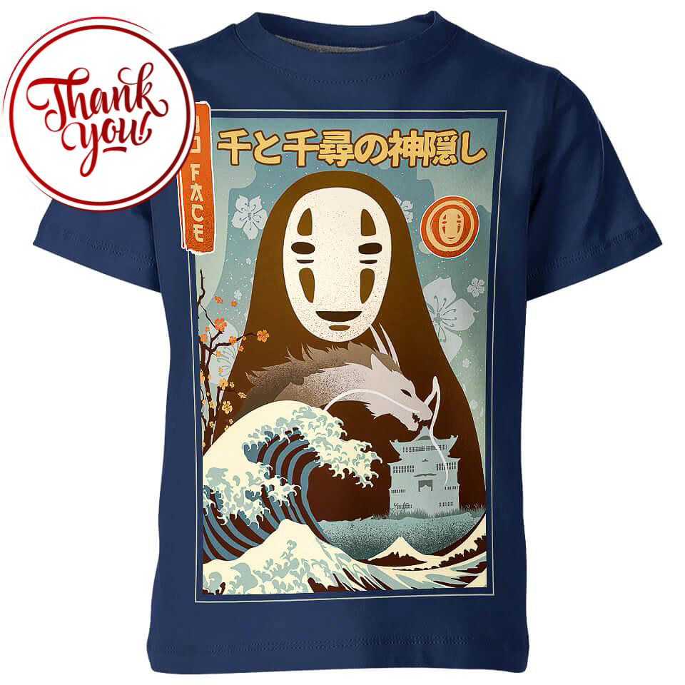 A Faceless Spirit Spirited Away 3D Print Unisex T-Shirt