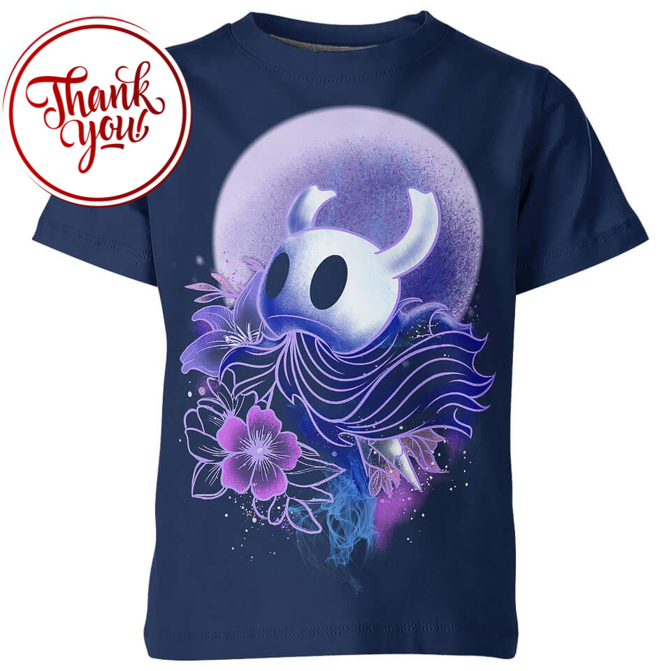 Hollow In Moonlight - Hollow Knight 3D Print Unisex T-Shirt