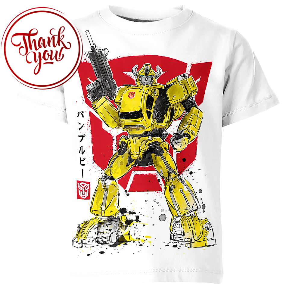 Bumble sumi-e Transformers 3D Print Unisex T-Shirt