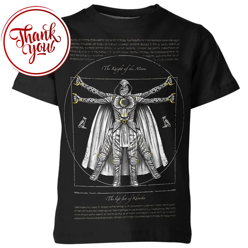 Vitruvian Moon Knight 3D Print Unisex T-Shirt