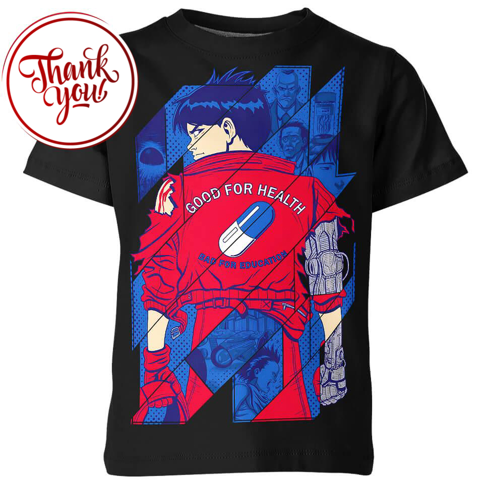 Good For Health - Akira 3D Print Unisex T-Shirt