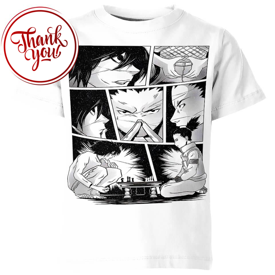 L x Shikamaru Naruto 3D Print Unisex T-Shirt