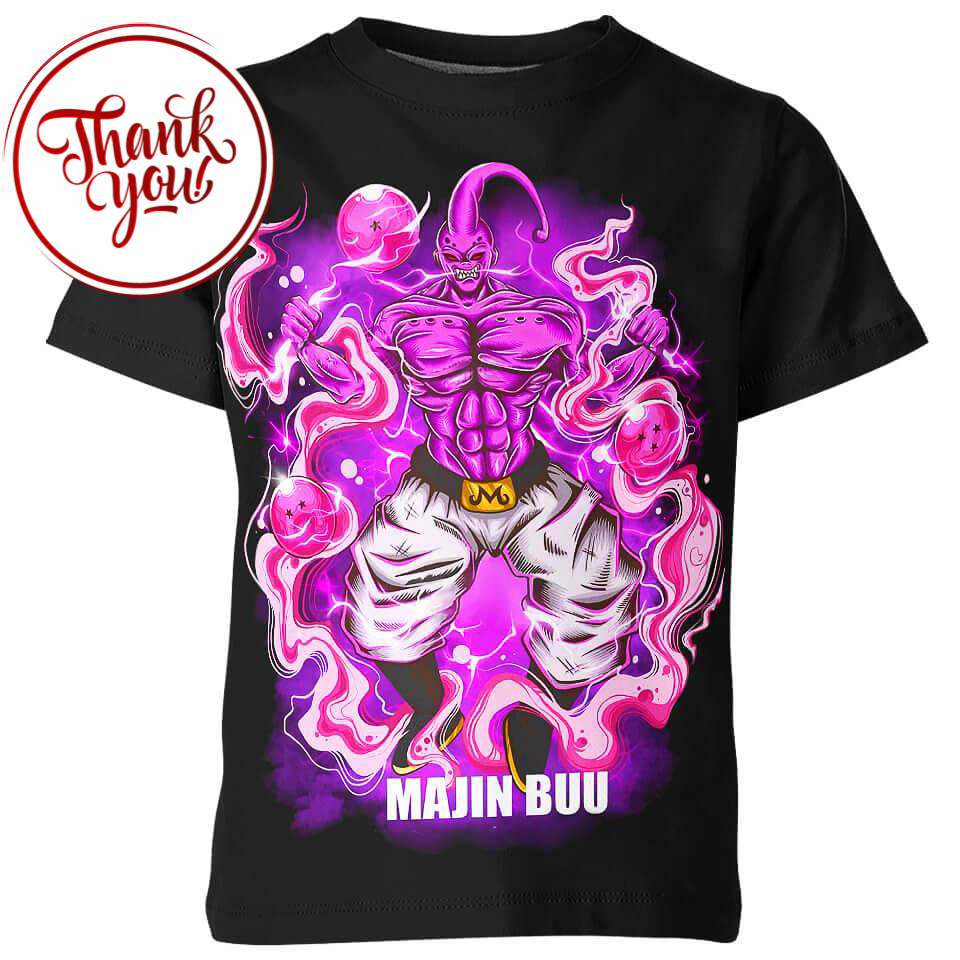 Little Monster - Majin Buu 3D Print Unisex T-Shirt