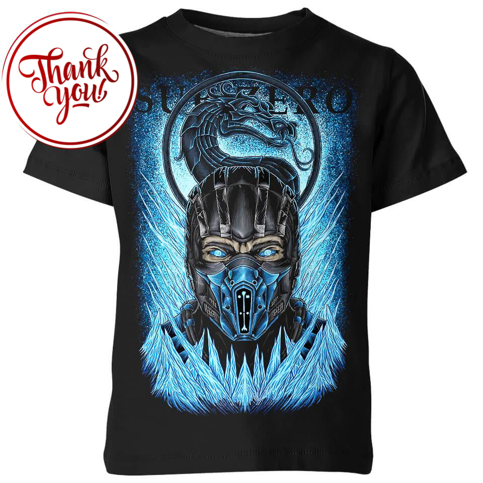 King Ice Sub Zero - Mortal Kombat 3D Print Unisex T-Shirt