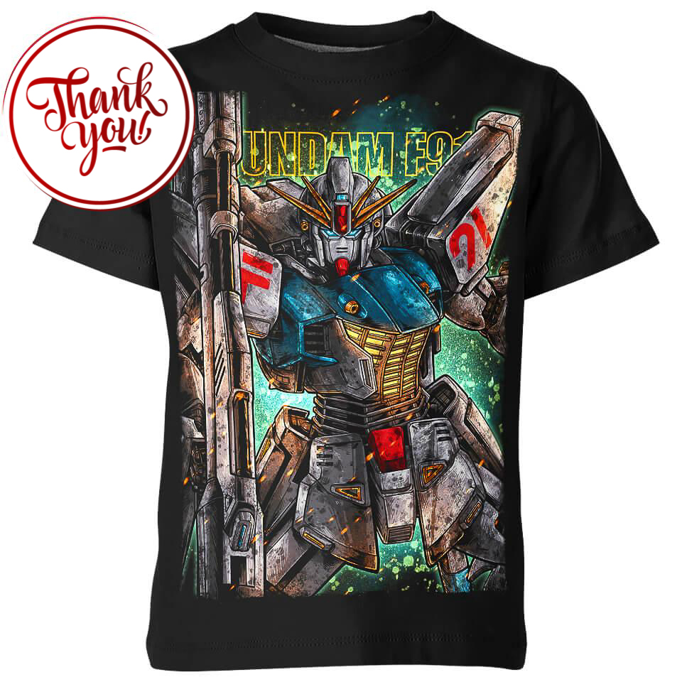 F91 Gundam 3D Print Unisex T-Shirt