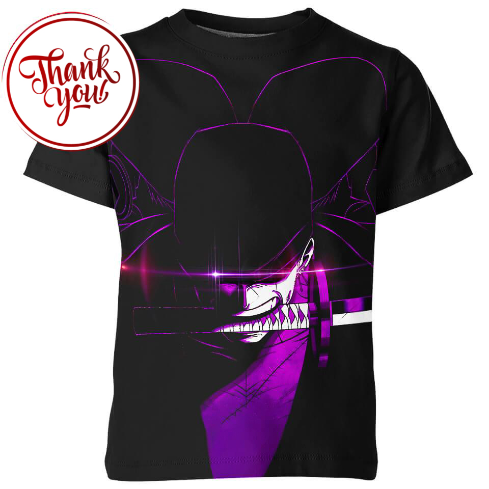 Link Purple Zoro 3D Print Unisex T-Shirt