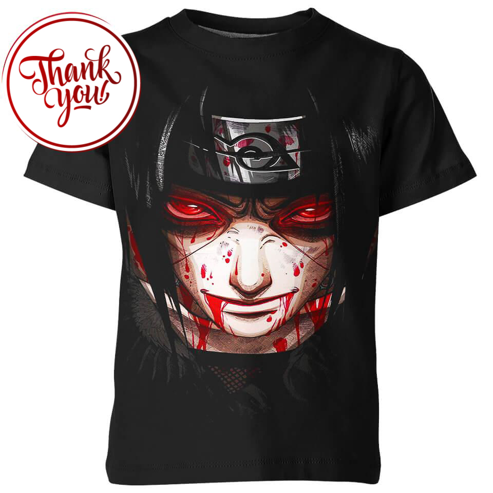 Blood Uchiha Itachi 3D Print Unisex T-Shirt