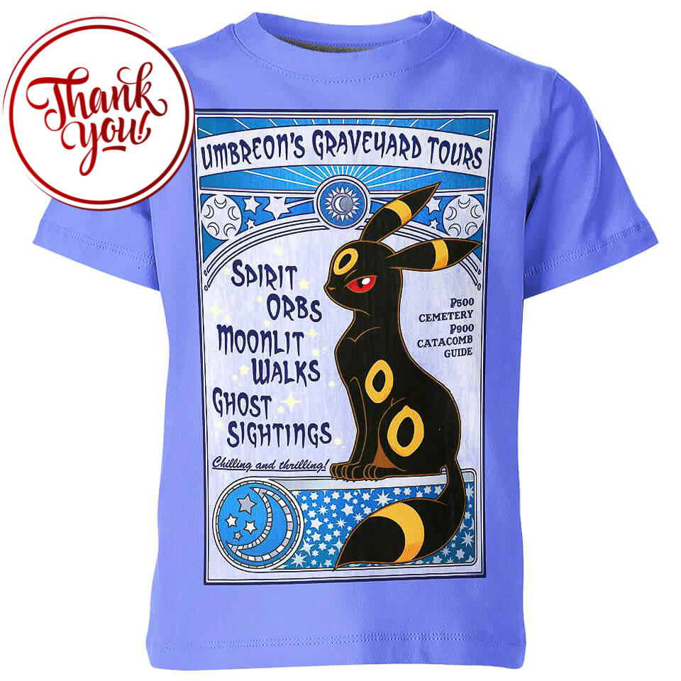 Spirituality Umbreon 3D Print Unisex T-Shirt
