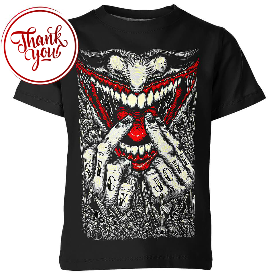 Sick Joker 3D Print Unisex T-Shirt