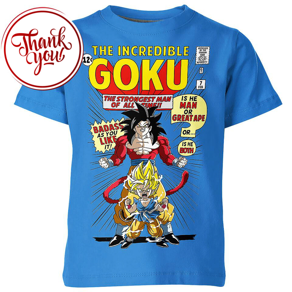 The Incredible Goku 3D Print Unisex T-Shirt