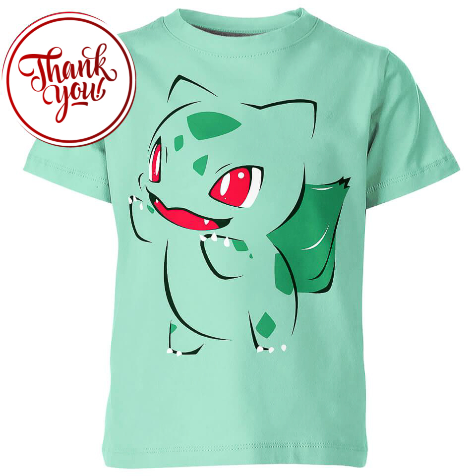 Cute Bulbasaur 3D Print Unisex T-Shirt