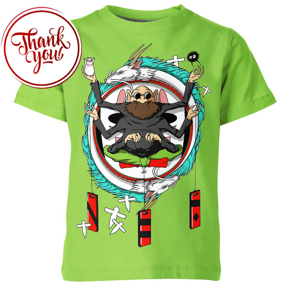Kamaji Spirited Away 3D Print Unisex T-Shirt