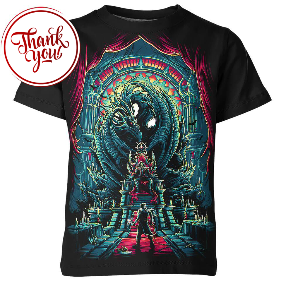 Castlevania - Dark Lord Dracula - Game 3D Print Unisex T-Shirt
