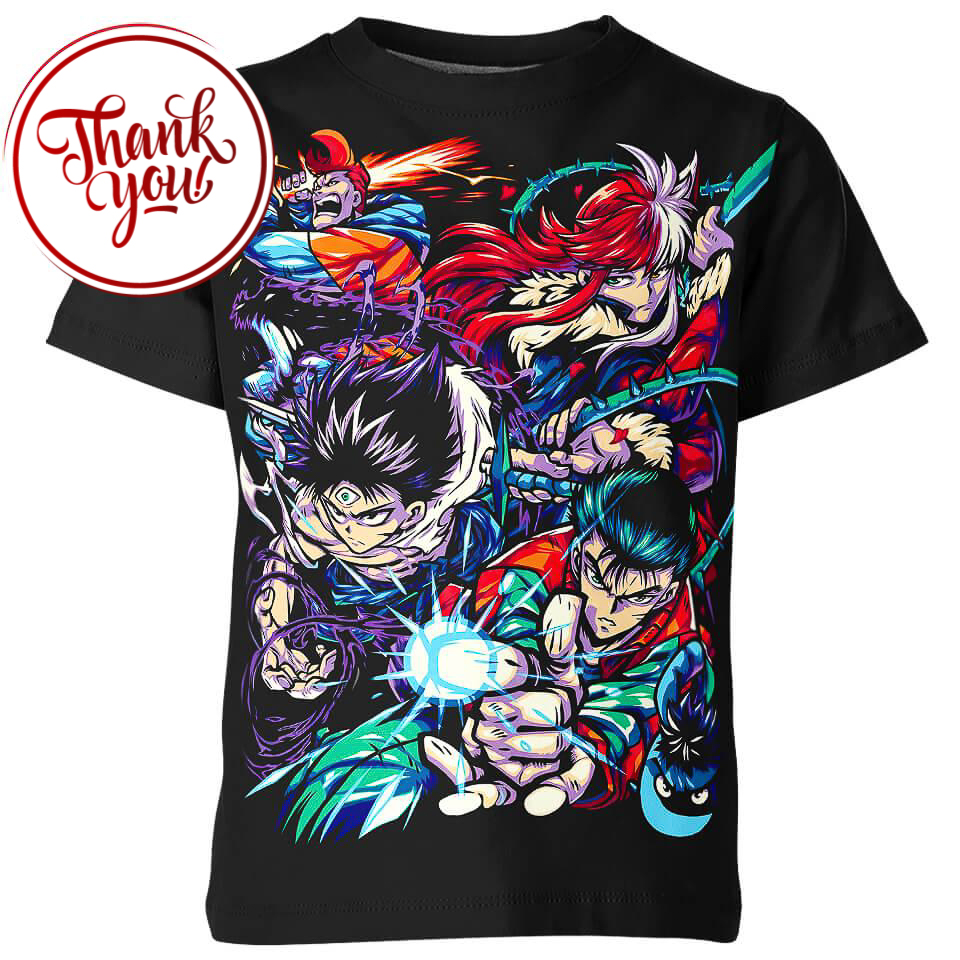 Masterpiece of Yu Yu Hakusho 3D Print Unisex T-Shirt