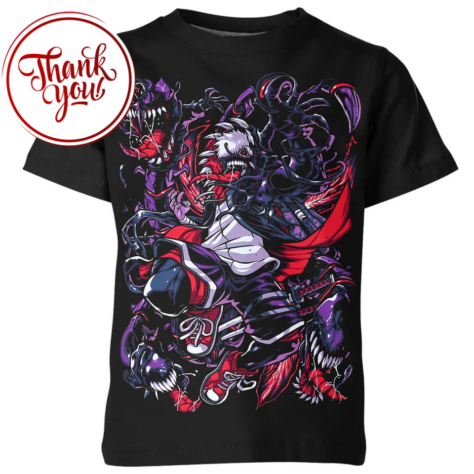 Ken Kaneki x Venom 3D Print Unisex T-Shirt