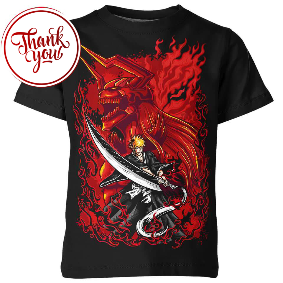 God Sword Kurosaki Ichigo 3D Print Unisex T-Shirt