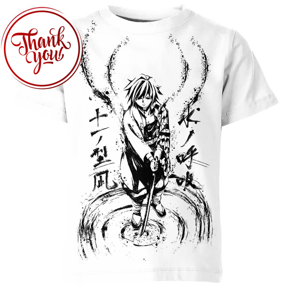 Whirlpool - Demon Slayer Tomioka Giyu 3D Print Unisex T-Shirt