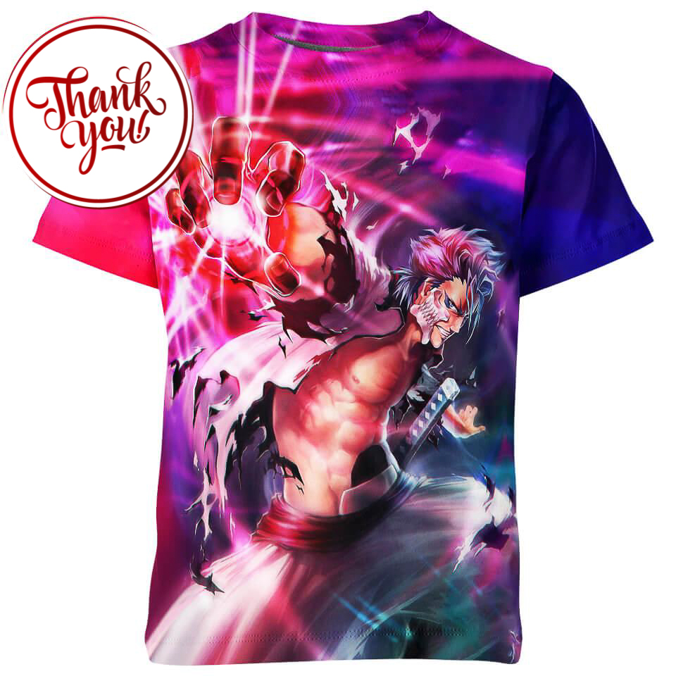 Grimmjow Bleach 3D Print Unisex T-Shirt