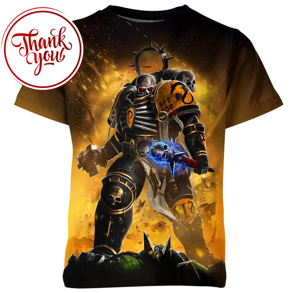 High Chaplain Argehmon Warhammer Game 3D Print Unisex T-Shirt