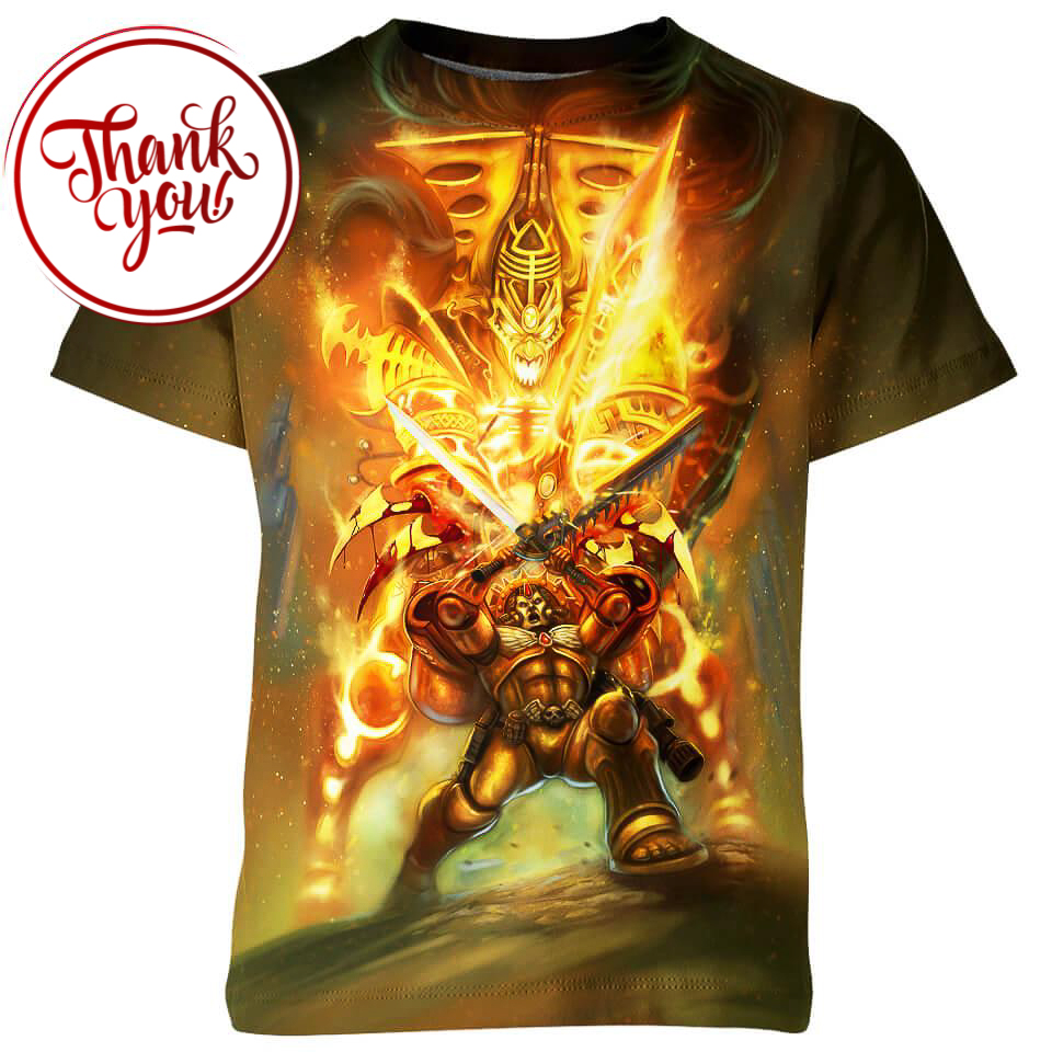 Avatar of Khaine Warhammer Game 3D Print Unisex T-Shirt