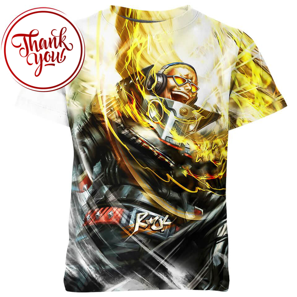 Hizashi Yamada My Hero Academia 3D Print Unisex T-Shirt