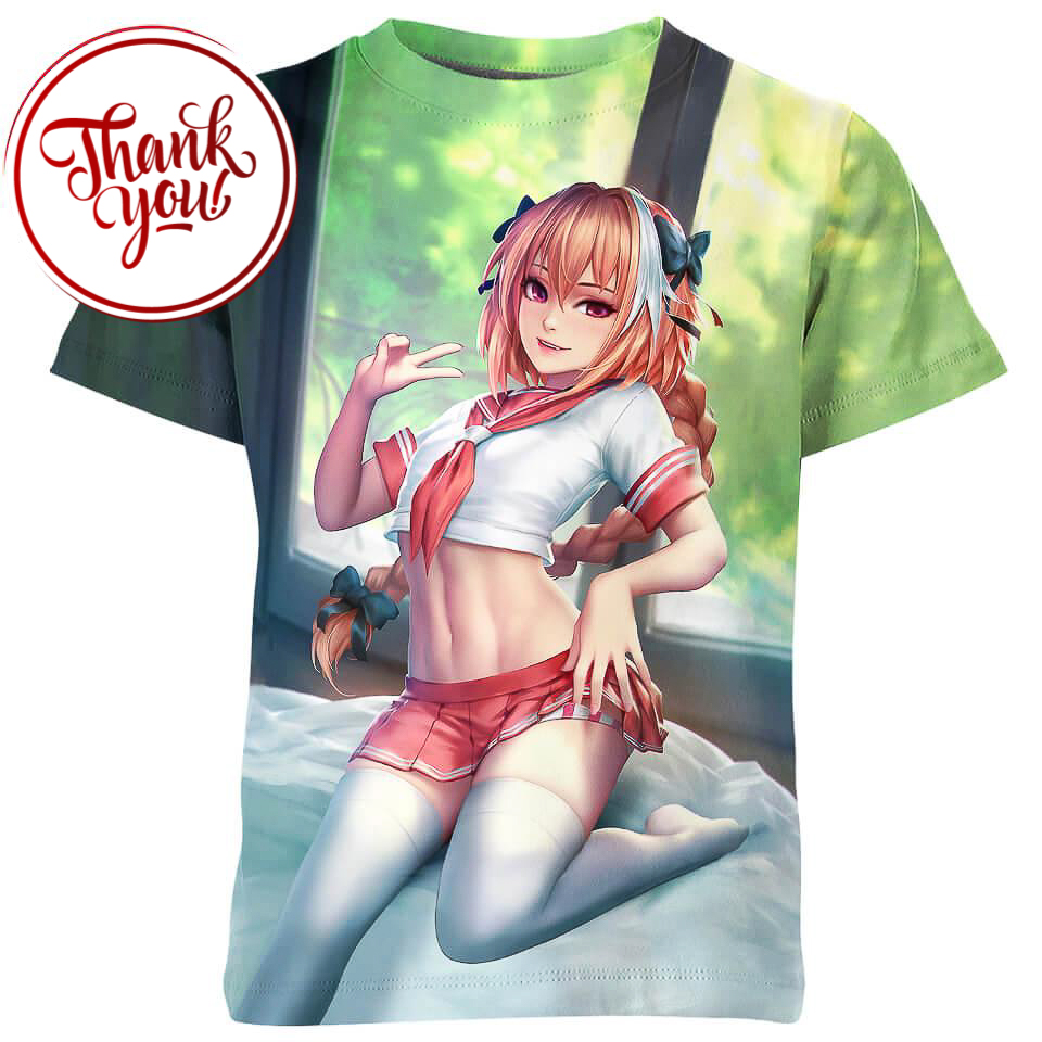 Astolfo Fate Anime 3D Print Unisex T-Shirt