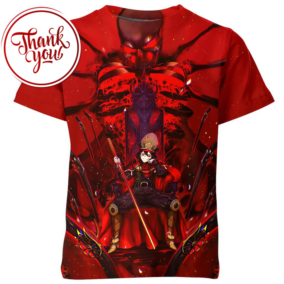 Fate Zero Anime 3D Print Unisex T-Shirt