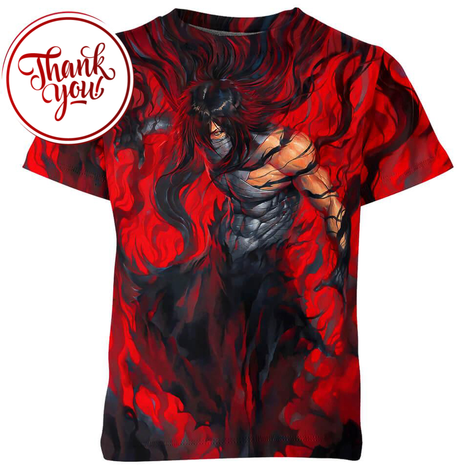 Final Getsuga Tensho Ichigo 3D Print Unisex T-Shirt